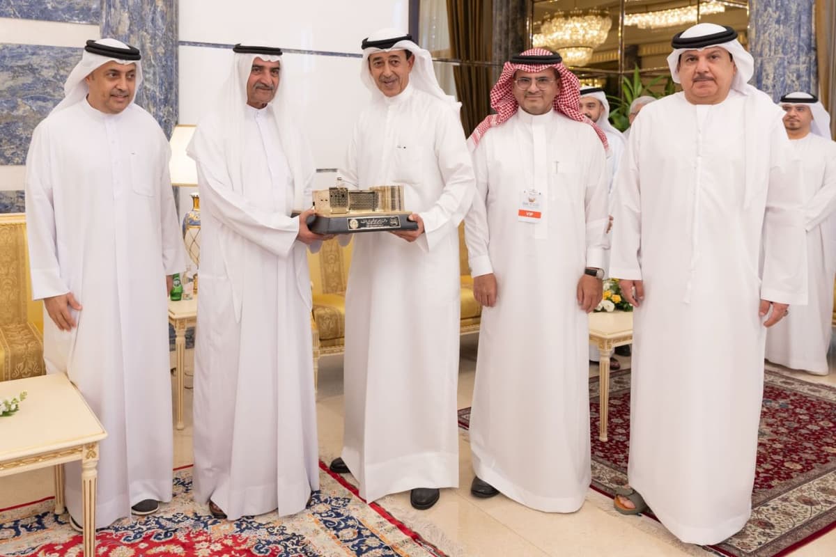 صاحب سمو الشيخ حمد بن محمد الشرقي يستقبل ضيوف مؤتمر الفجيرة الدولي العاشر للتعدين