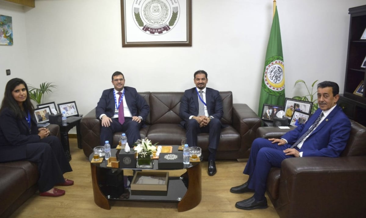 المهندس الصقر يستقبل وفد الصندوق الكويتي للتنمية بمقر الإيدسمو